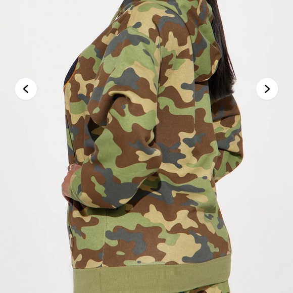 Von Dutch Green Camouflage Pullover - Picture 6 of 7